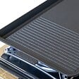 ALPENTECH - Plaque Plancha Grill 53 x 28 cm pour Réchaud Gaz 2 Feux Surface Lisse et Rainurée Plaque Cuisson Aluminium ALPEN CAMPING - vignette