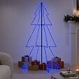 VIDAXL - vidaXL Arbre de Noël cône 200 LED d'intérieur/d'extérieur 98x150 cm - vignette