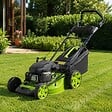 VITO - Tondeuse Thermique Essence 4,5 CV 144 cc Moteur 4T - Coupe 46cm Bac 60L Mulching 7 hauteurs 25 à 75mm Pelouse 1250m² VITO - vignette