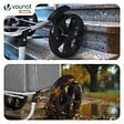 VOUNOT - Chariot de course pliable aluminium 2 roues gris - vignette