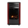 SAHARA - Poêle à gaz mobile 3,4KW Effet feu de bois - Chauffage gaz Rouge & Noir + Tuyau gaz + Détendeur butane Manhattan Sahara - vignette