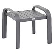 HESPERIDE - Salon de jardin duo "Elyn" bleu canard & graphite 2 places en aluminium - vignette