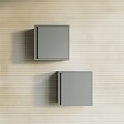 KIAMAMI VALENTINA - Armoire Murale Pour Salle De Bains Avec Une Porte Réversible Sable Mat | Monaco - vignette