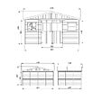 TIMBELA - Abri de Jardin en Bois Naturel - H246x418x318 cm/12 m² - M331 - vignette