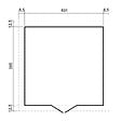 TIMBELA - TIMBELA M330 Abri de Jardin en Bois Naturel - H246 x 418 x 420 cm/ 16 m² - vignette