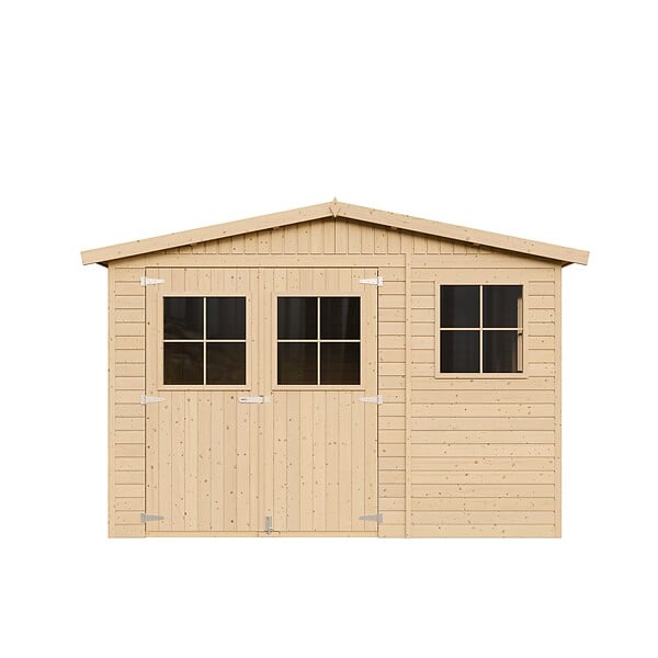 TIMBELA - Abri de Jardin en Bois - H226x324x416 cm / 12 m² - M336 - large