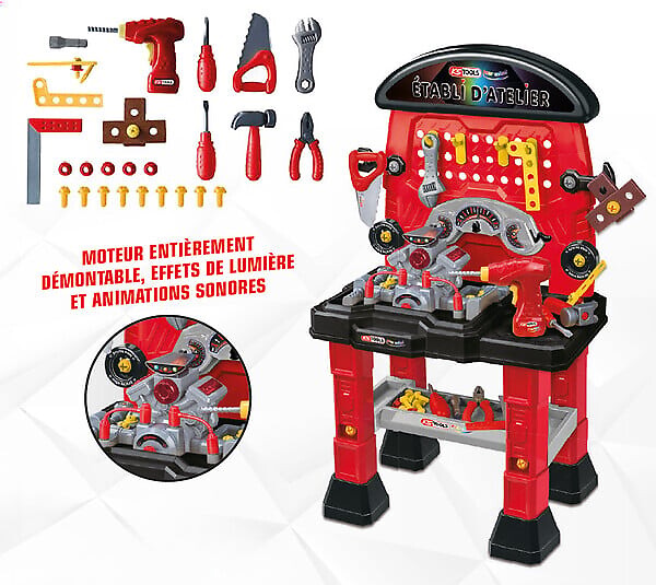 KS TOOLS - Etabli d'atelier pour enfants 78 pièces - KS TOOLS - 100084 - large