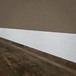 TECNOPROFILS - Plinthe MDF 2 m - Pin blanc - Lot de 5 - 100 x 10 mm - vignette
