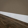 TECNOPROFILS - Plinthe MDF 2 m - Pin blanc - Lot de 5 - 70 x 10 mm - vignette
