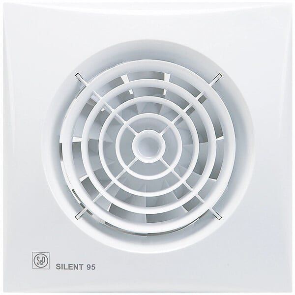 UNELVENT - Extracteur d'air intermittent SILENT 95 CDZ à détection mouvement 100 mm - large