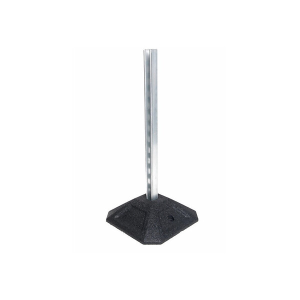 JONCOUX - Pied support en H caoutchouc RSF-300 avec insert rail 4141 - large