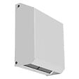 AERAULIQA - Grille extérieure acoustique blanc avec moustiquaire TRM ISO - vignette