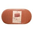 ATMOSPHERA - Pouf Fink ovale pliable 38x76cm ambre - vignette