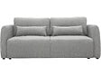 HABITAT ET JARDIN - Canapé droit convertible en tissu "Concorde" 3 places - Gris - vignette