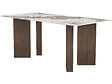 HABITAT ET JARDIN - Table repas céramique - 180 cm - "Elma" - 8 places - Marron - vignette
