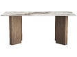 HABITAT ET JARDIN - Table repas céramique - 180 cm - "Elma" - 8 places - Marron - vignette