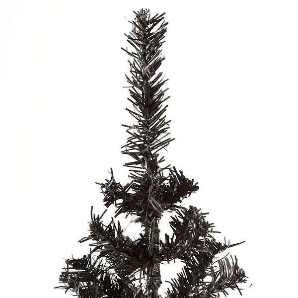 VIDAXL - vidaXL Sapin de Noël étroit Noir 150 cm - large