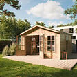 TIMBELA - Abri de Jardin en Bois 13,24 m² TIMBELA M735A - vignette