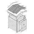 TIMBELA - Abri de Jardin en Bois 1,98 m² TIMBELA M367F1 - vignette