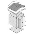 TIMBELA - Abri de Jardin en Bois 1,98 m² TIMBELA M367C1+M367G - vignette