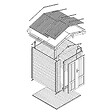 TIMBELA - Abri de Jardin en Bois 1,98 m² TIMBELA M367F1+M367G - vignette
