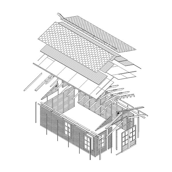 TIMBELA - Abri de Jardin en Bois 21,97 m² TIMBELA M737A - large
