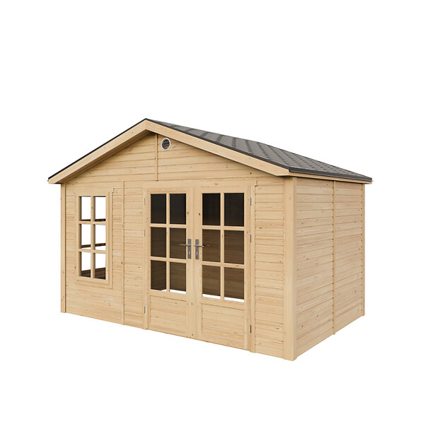 TIMBELA - Abri de Jardin en Bois 8,88 m² TIMBELA M734A - large