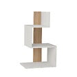 HABITAT ET JARDIN - Table d'appoint en bois "Rosie" - 42 x 30 x 72 cm - Chêne blanc - vignette