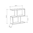 HABITAT ET JARDIN - Table d'appoint en bois "Mania" - 60 x 20 x 60 cm - Chêne - vignette