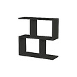 HABITAT ET JARDIN - Table d'appoint en bois "Mania" - 60 x 20 x 60 cm - Anthracite - vignette