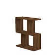 HABITAT ET JARDIN - Table d'appoint en bois "Zet" - 45 x 17 x 51 cm - Noyer - vignette