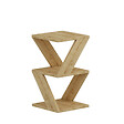 HABITAT ET JARDIN - Table d'appoint en bois "Albeni" - 30 x 30 x 50 cm - Chêne Saphir - vignette