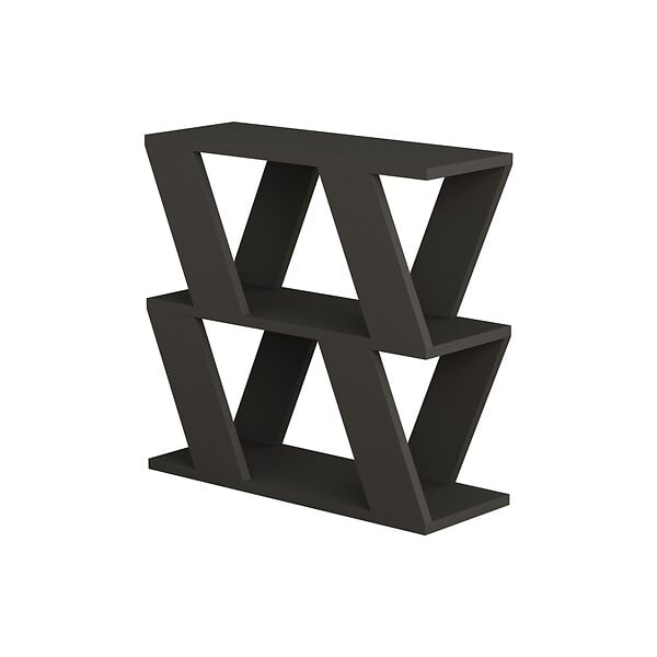 HABITAT ET JARDIN - Table d'appoint en bois "Lazena" - 60 x 22 x 57 cm - Anthracite - large
