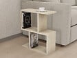 HABITAT ET JARDIN - Table d'appoint en bois "Zet" - 45 x 17 x 51 cm - Travertin - vignette