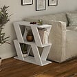 HABITAT ET JARDIN - Table d'appoint en bois "Lazena" - 60 x 22 x 57 cm - Blanc - vignette