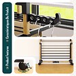 VOUNOT - Sechoir a linge vertical tour etendoir pliable 3 niveaux 99x69x135.5 cm style bois noir - vignette