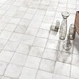 RO'MA NATURE - Carrelage Vintage effet Zellige Blanc 33x33x0,95 cm Orelia - Sol et mur intérieur (vendu par carton de 1,09 m²) - vignette