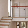 KORDO - Kit garde-corps aluminium gris alu 2m pose latérale avec main courante teintée chêne, Inoline KORDO - vignette