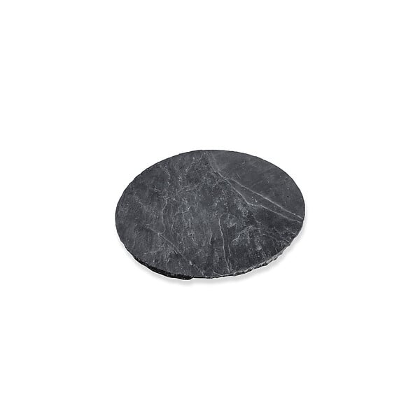 RO'MA NATURE - Pas japonais Rond Ardoise Noire D.40x2-3 cm (lot de 20) - large