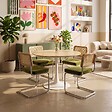 OVIALA - Buffet uni 4 portes L 180 cm vert olive - Harlan - vignette