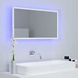VIDAXL - vidaXL Miroir à LED de salle de bain Blanc 80x8,5x37 cm Acrylique - vignette
