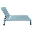 HAPPY GARDEN - Bain de soleil BARBADOS en textilène bleu clair - aluminium bleu clair - vignette