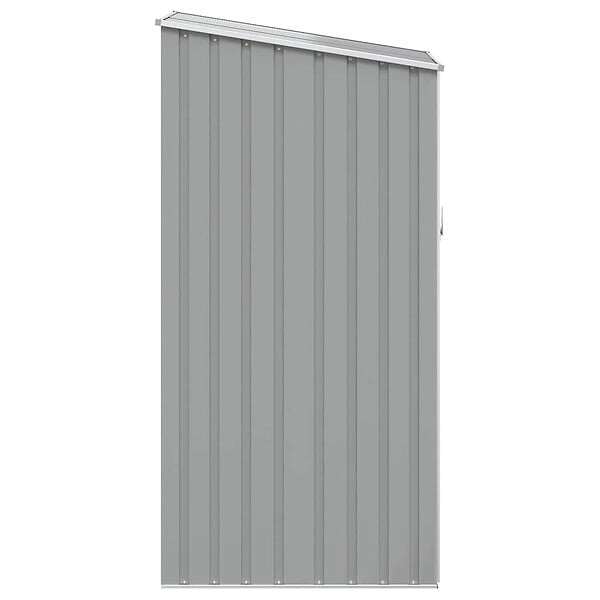 VIDAXL - vidaXL Abri de jardin Gris 87x98x159 cm Acier galvanisé - large