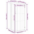 VIDAXL - vidaXL Abri de jardin Anthracite 87x98x159 cm Acier galvanisé - vignette