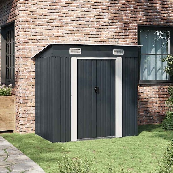 VIDAXL - vidaXL Abri de jardin Anthracite Acier - large