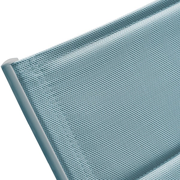 HAPPY GARDEN - Bain de soleil BARBADOS en textilène bleu clair - aluminium bleu clair - large