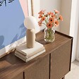 OVIALA - Buffet effet bois 4 portes style scandinave 180 cm bois foncé - Tomy - vignette