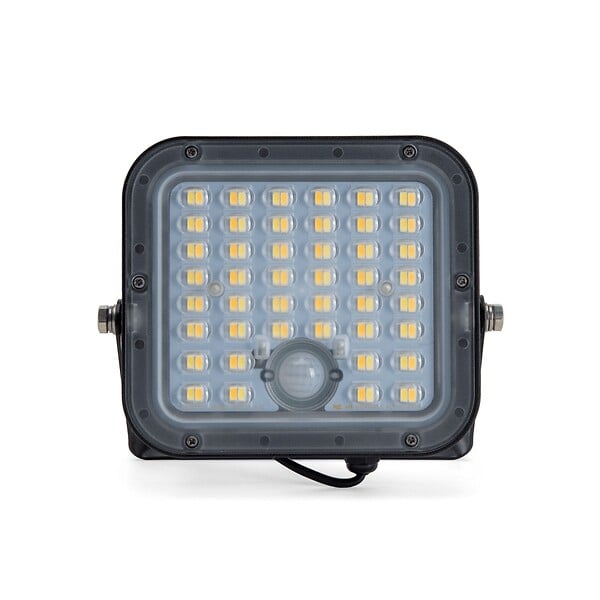 ASLO - Projecteur Solaire LED 10W 1500lm Détecteur de Mouvement Télécommande Spot Exterieur Noir Jardin Panneau Déporté 5m Aslo - large