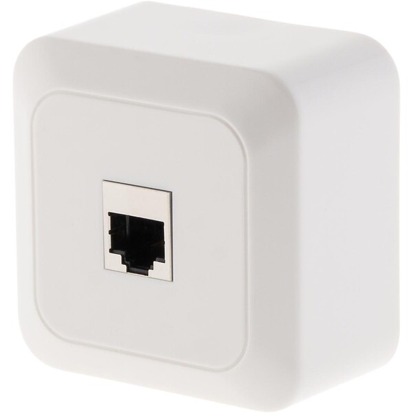 DIO - Prise téléphonique RJ45 en saillie Celesta - blanc - Dio - large