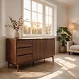 HAPPY GARDEN - Buffet en bois foncé 160cm SARAH - vignette